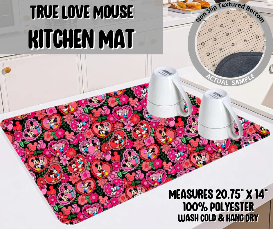 True Love Mouse Kitchen Mat