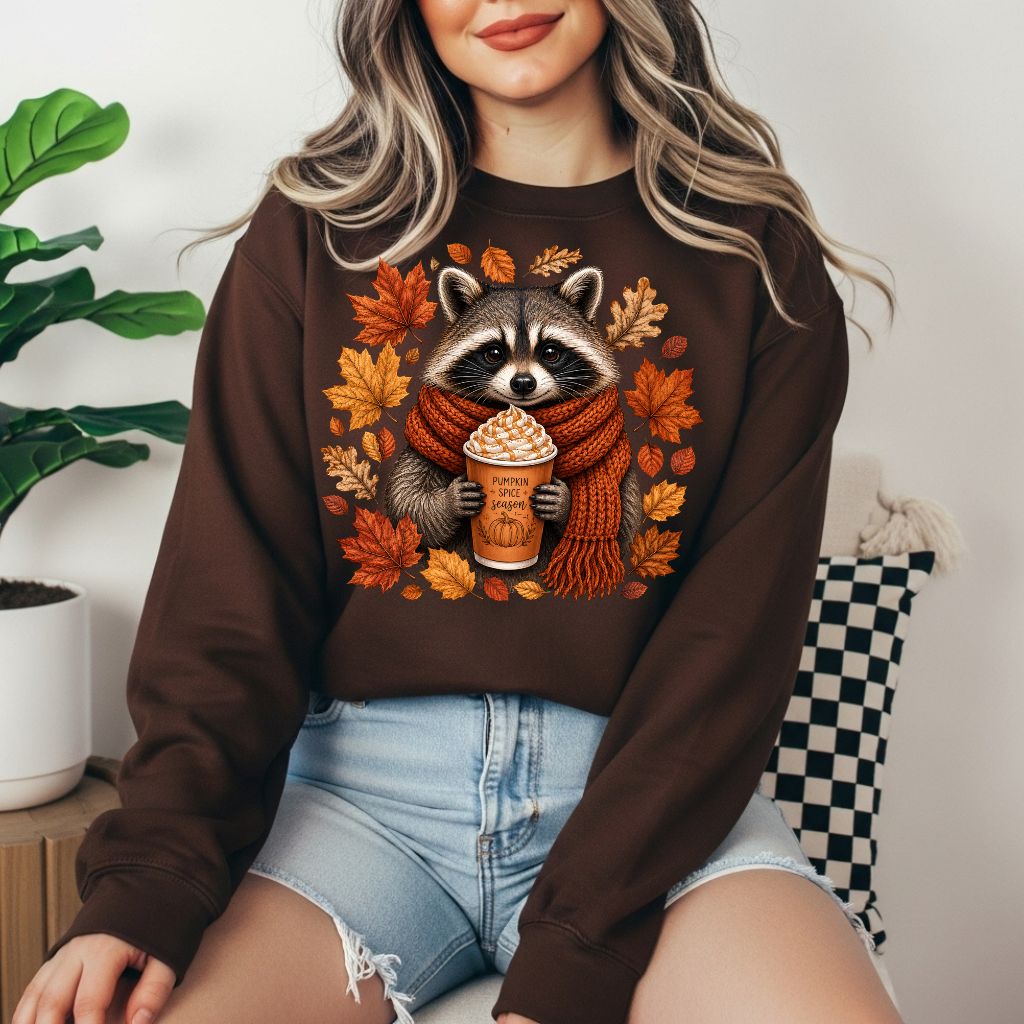 Fall Raccoon Sweatshirt