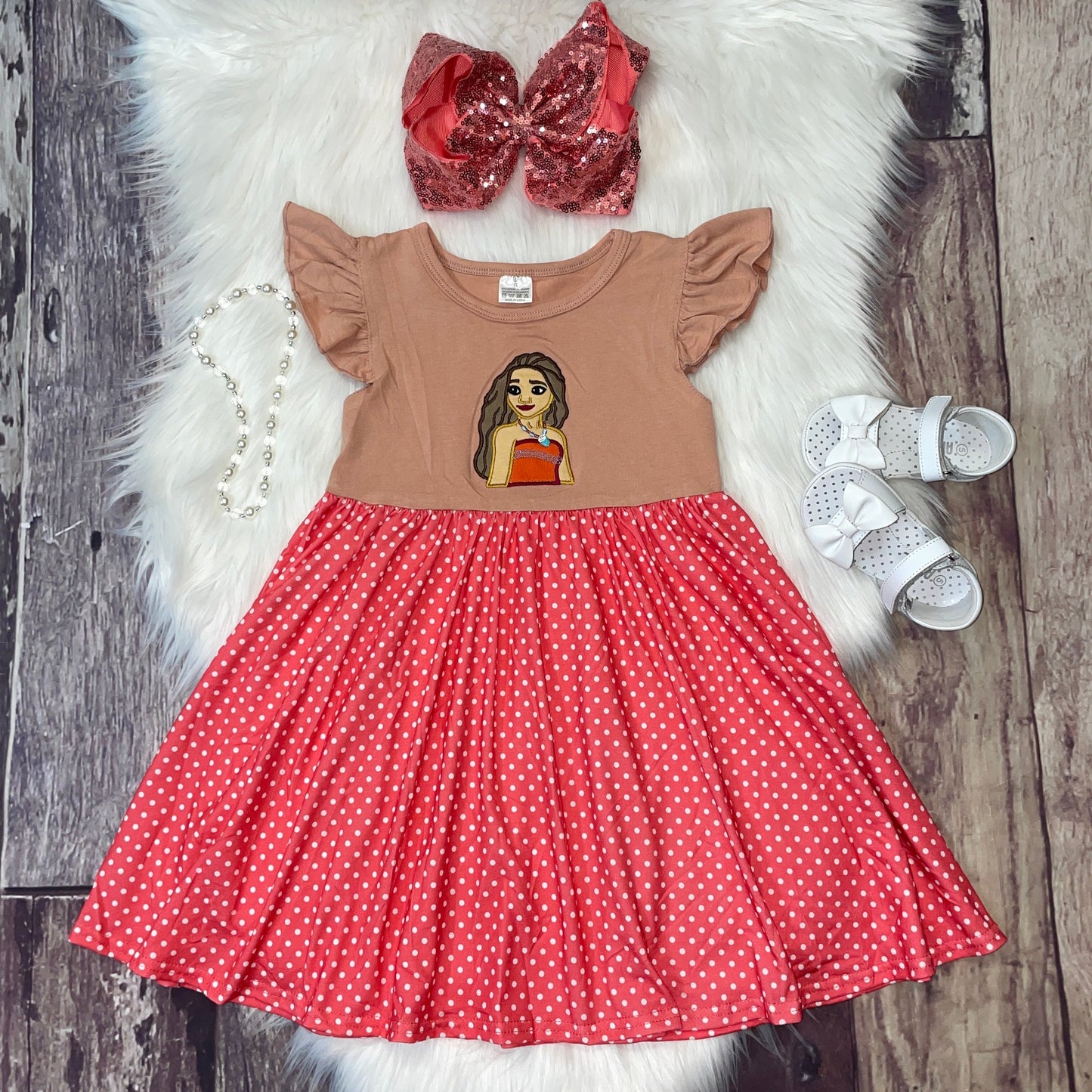 Embroidered Princess Twirl Dress - Island Princess