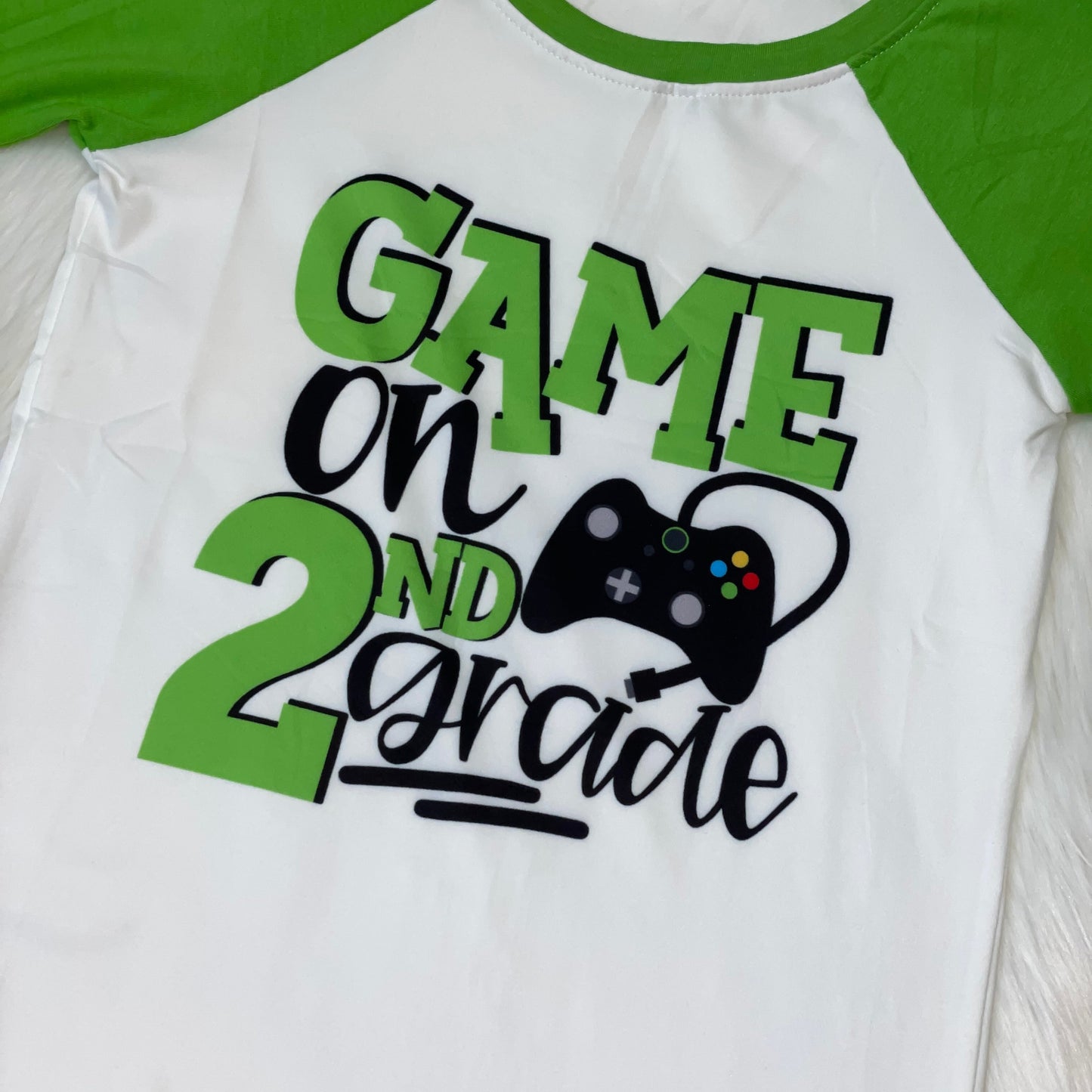 Back to School Raglan - Game on 2nd Grade