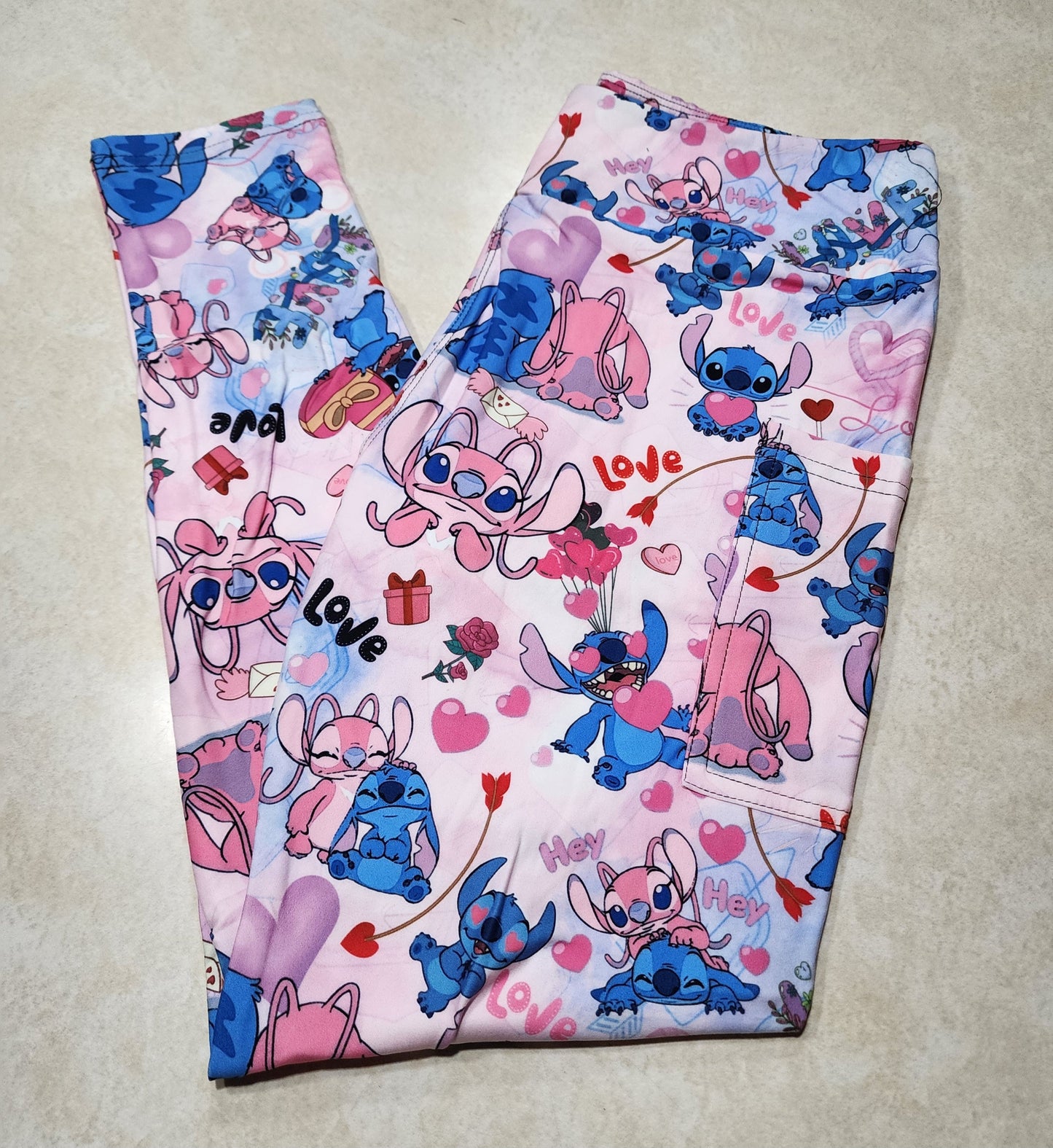Alien Love Story Full Length Leggings