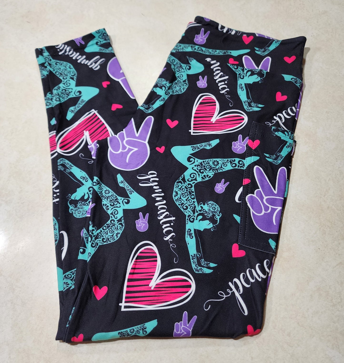 Gymnastics Full Length Leggings w/ Pockets