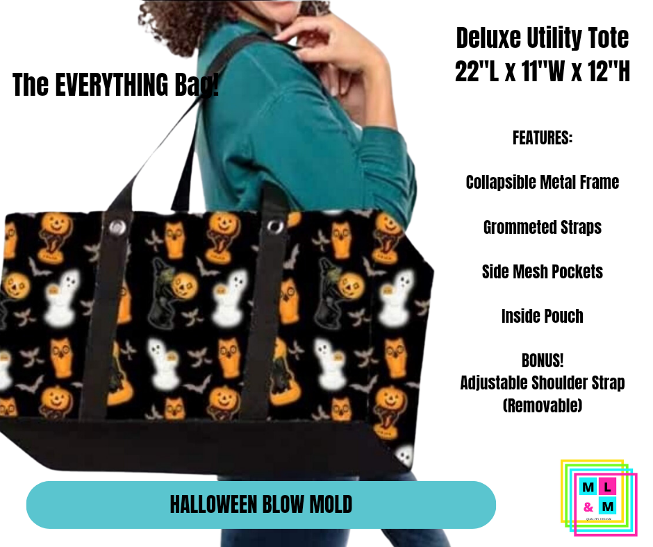 Halloween Blow Mold Tote