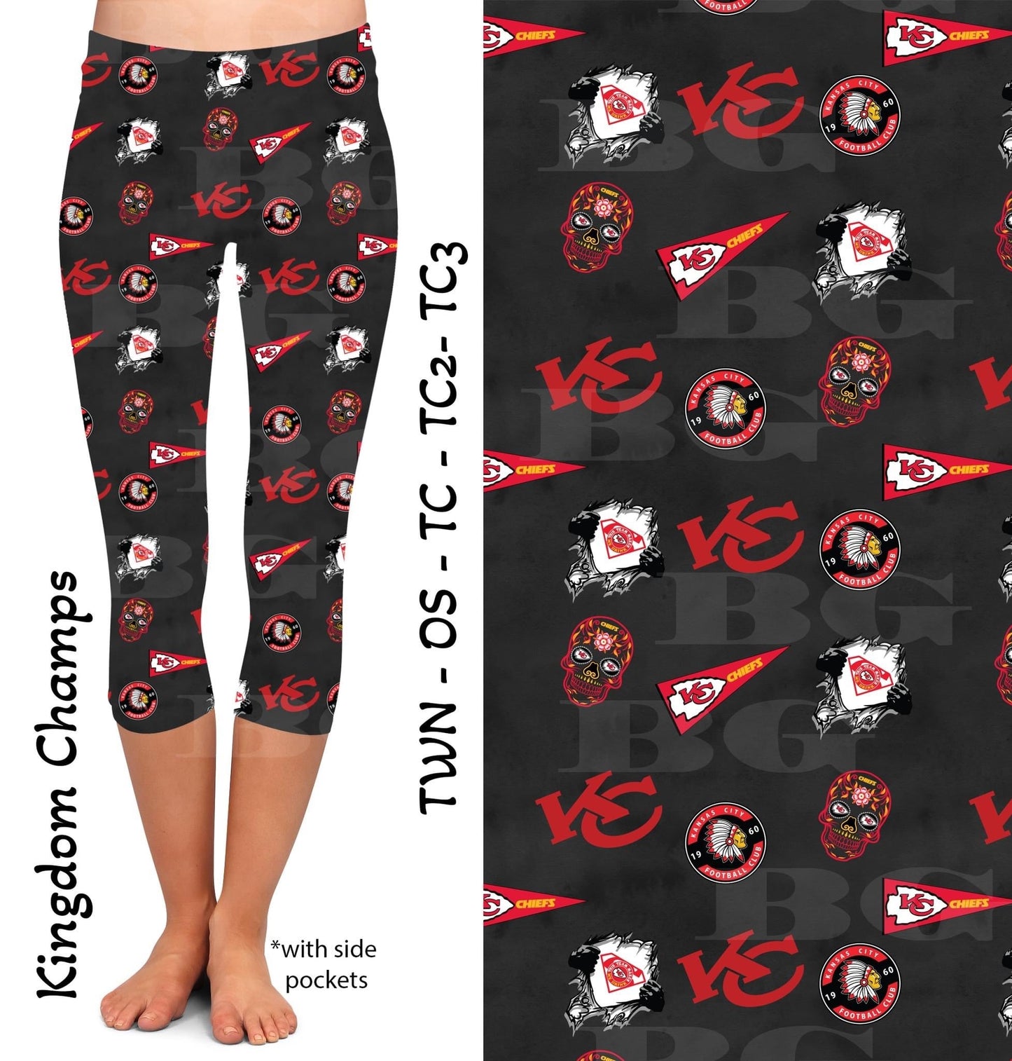 Kingdom Champs Leggings & Capris with Pockets