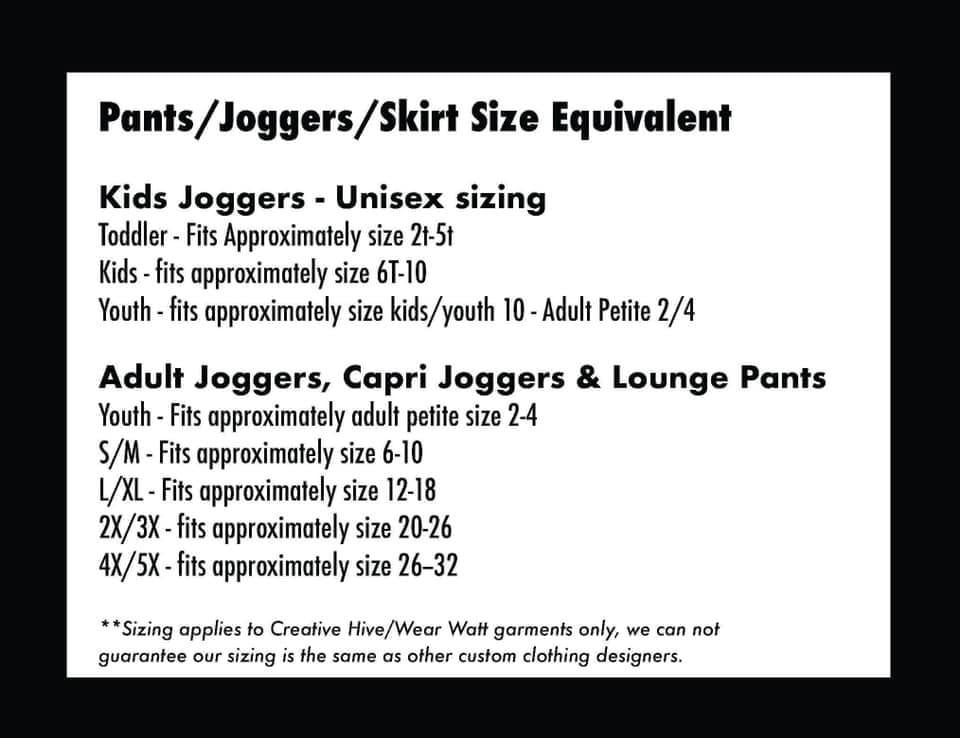 Dragon Lily - Capri Joggers