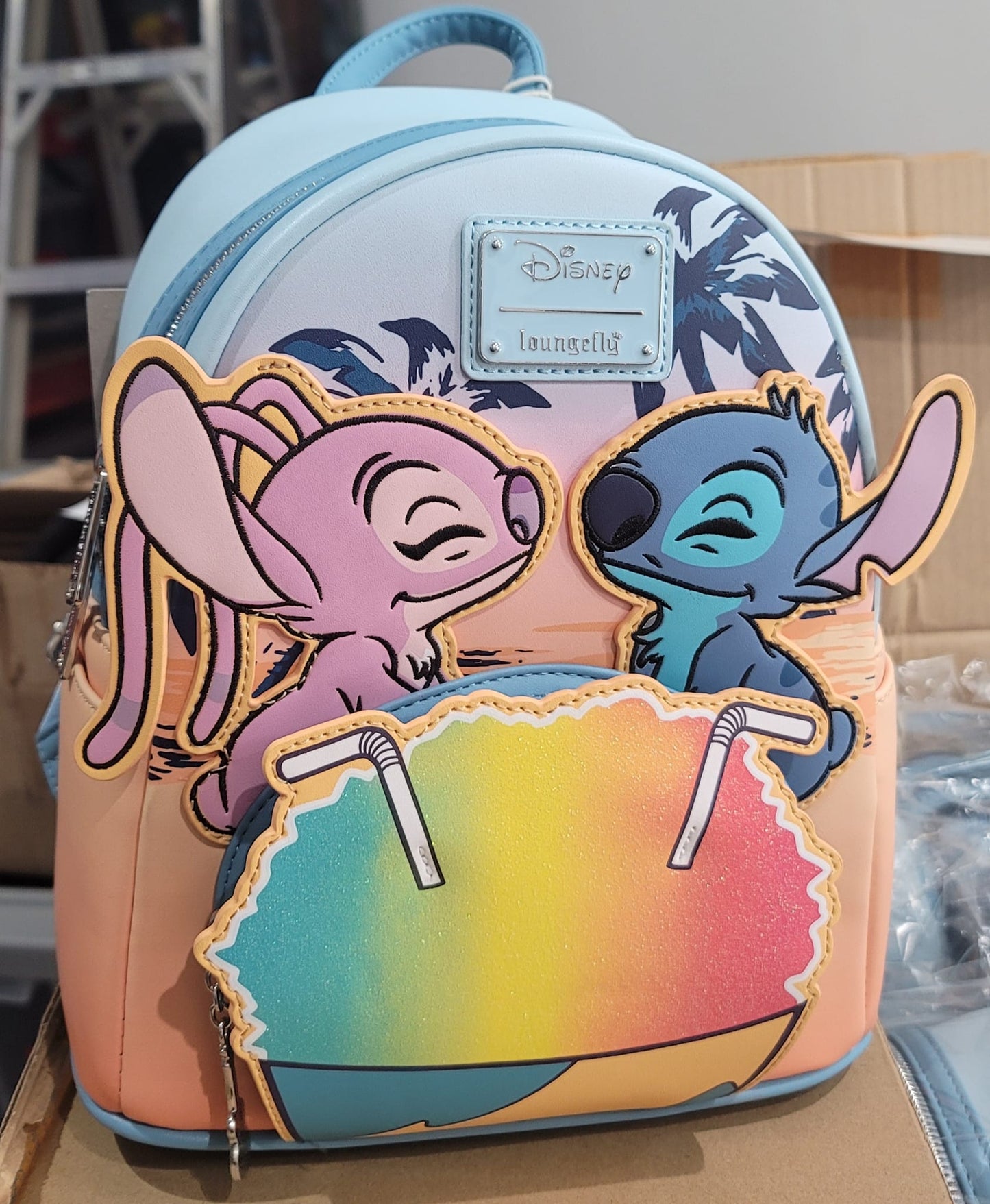 Lilo & Stitch Angel and Stitch Snow Cone Date Mini Backpack