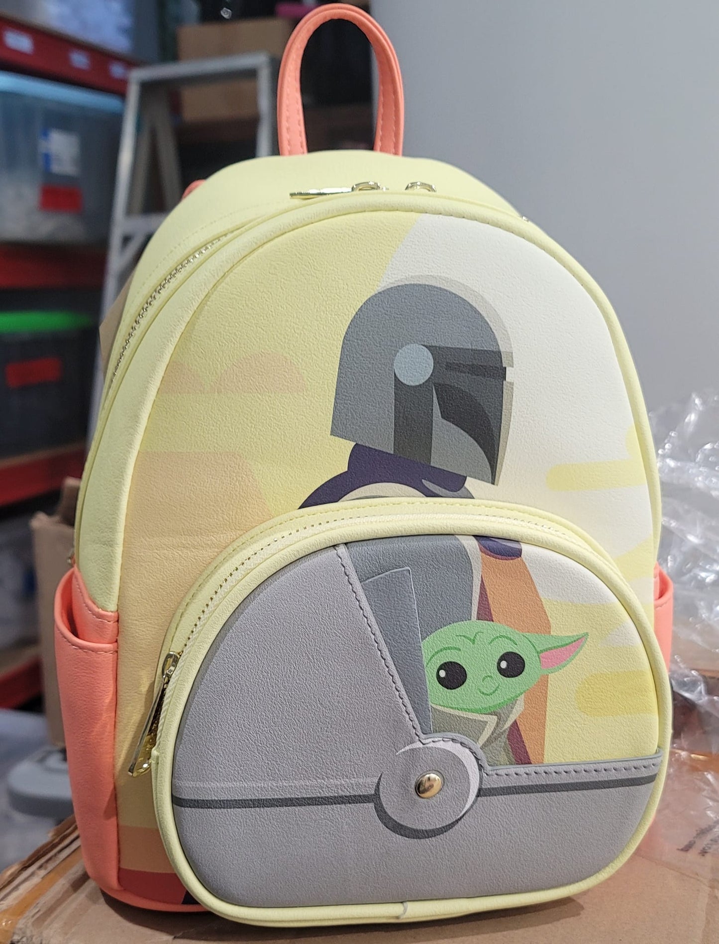 Loungefly Star Wars The Mandalorian The Child Pram Mini Backpack New York Comic Con Exclusive