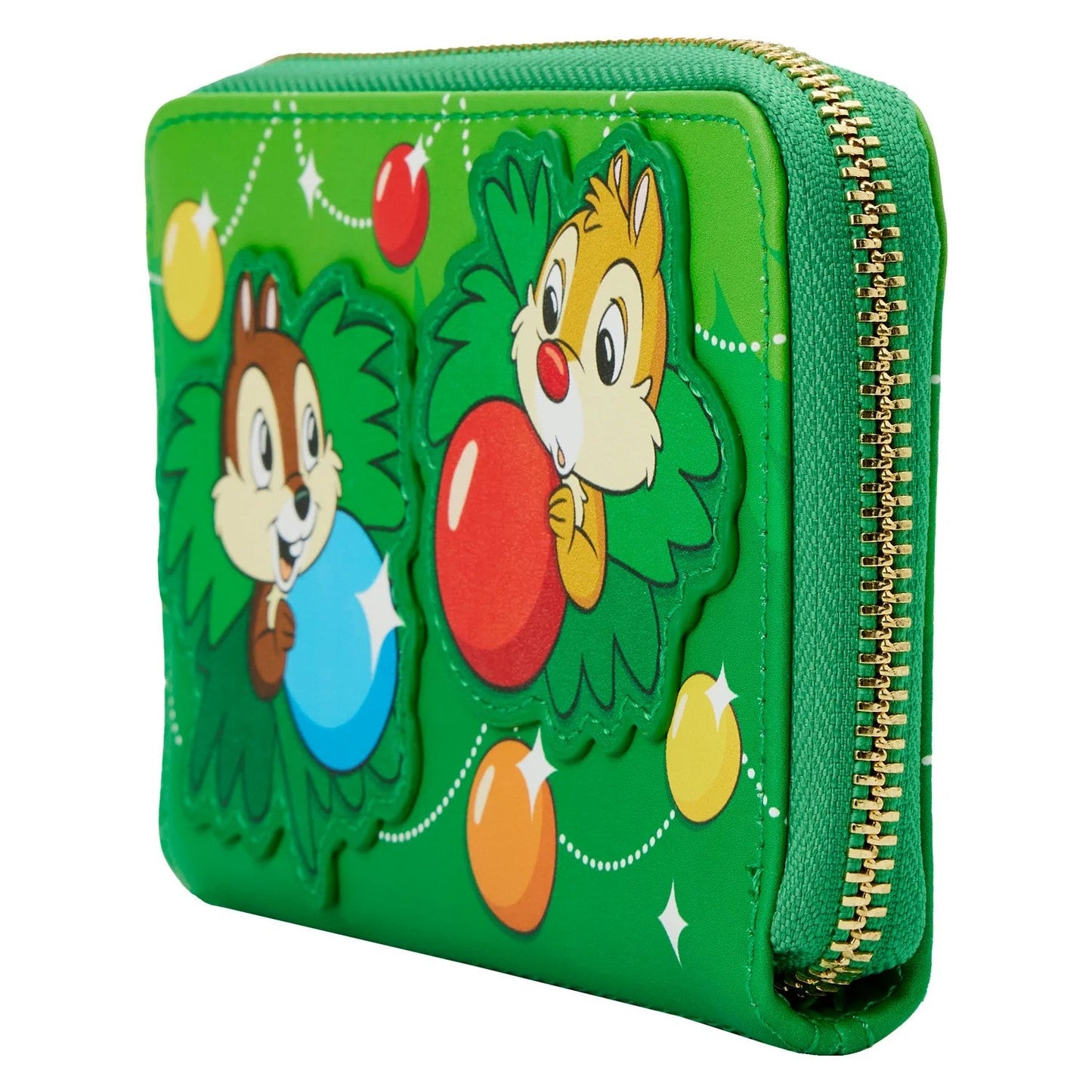 Loungefly Disney Chip and Dale Ornaments Ziparound Wallet