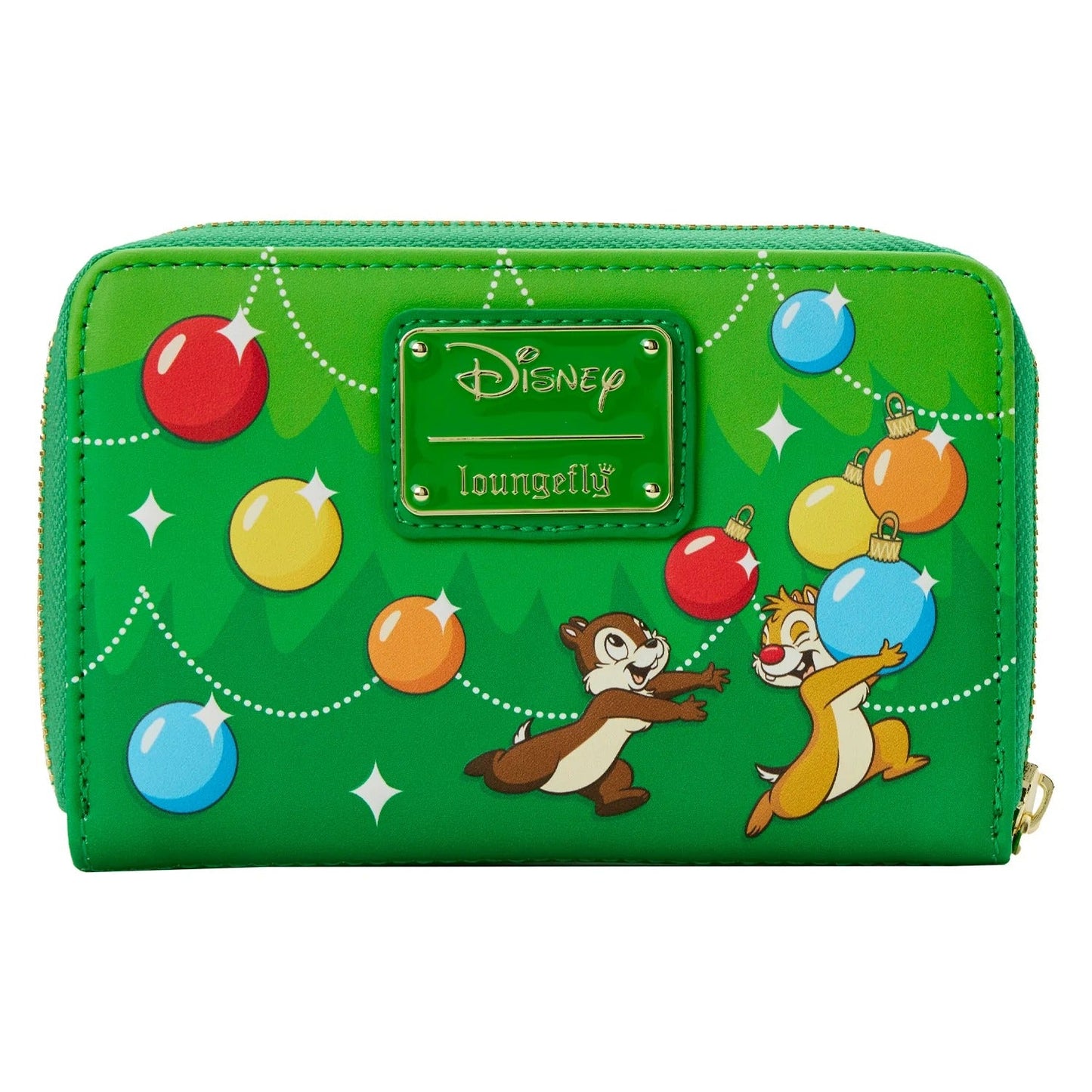 Loungefly Disney Chip and Dale Ornaments Ziparound Wallet