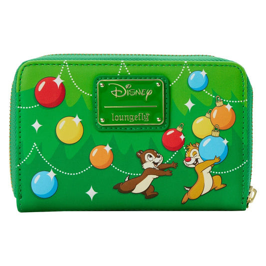 Loungefly Disney Chip and Dale Ornaments Ziparound Wallet