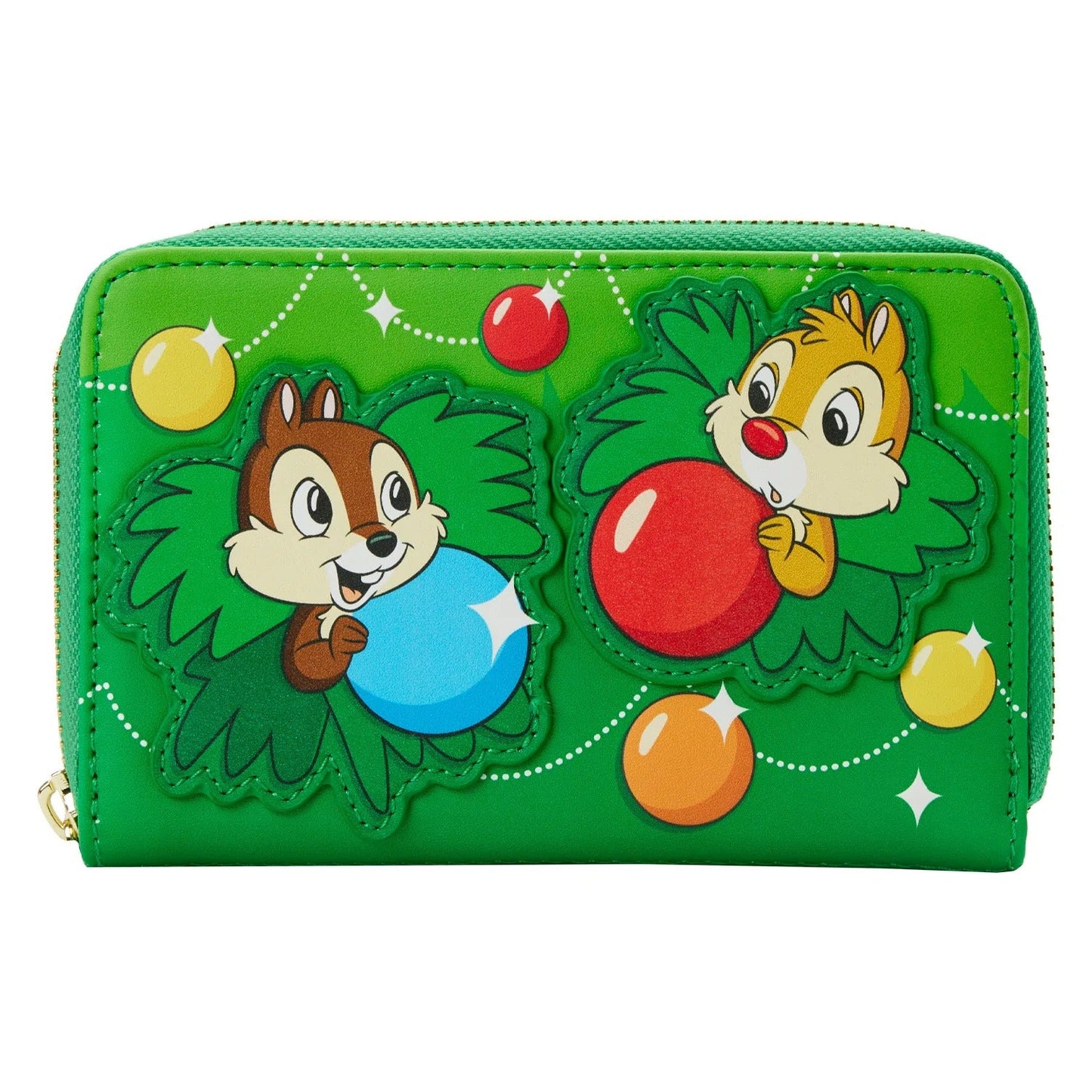 Loungefly Disney Chip and Dale Ornaments Ziparound Wallet