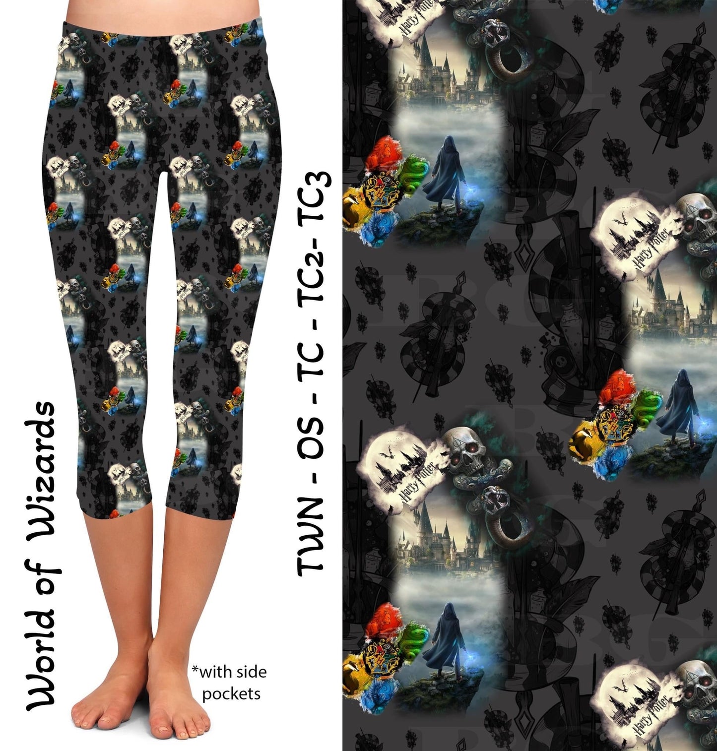 World of Wizards Leggings & Capris with Pockets