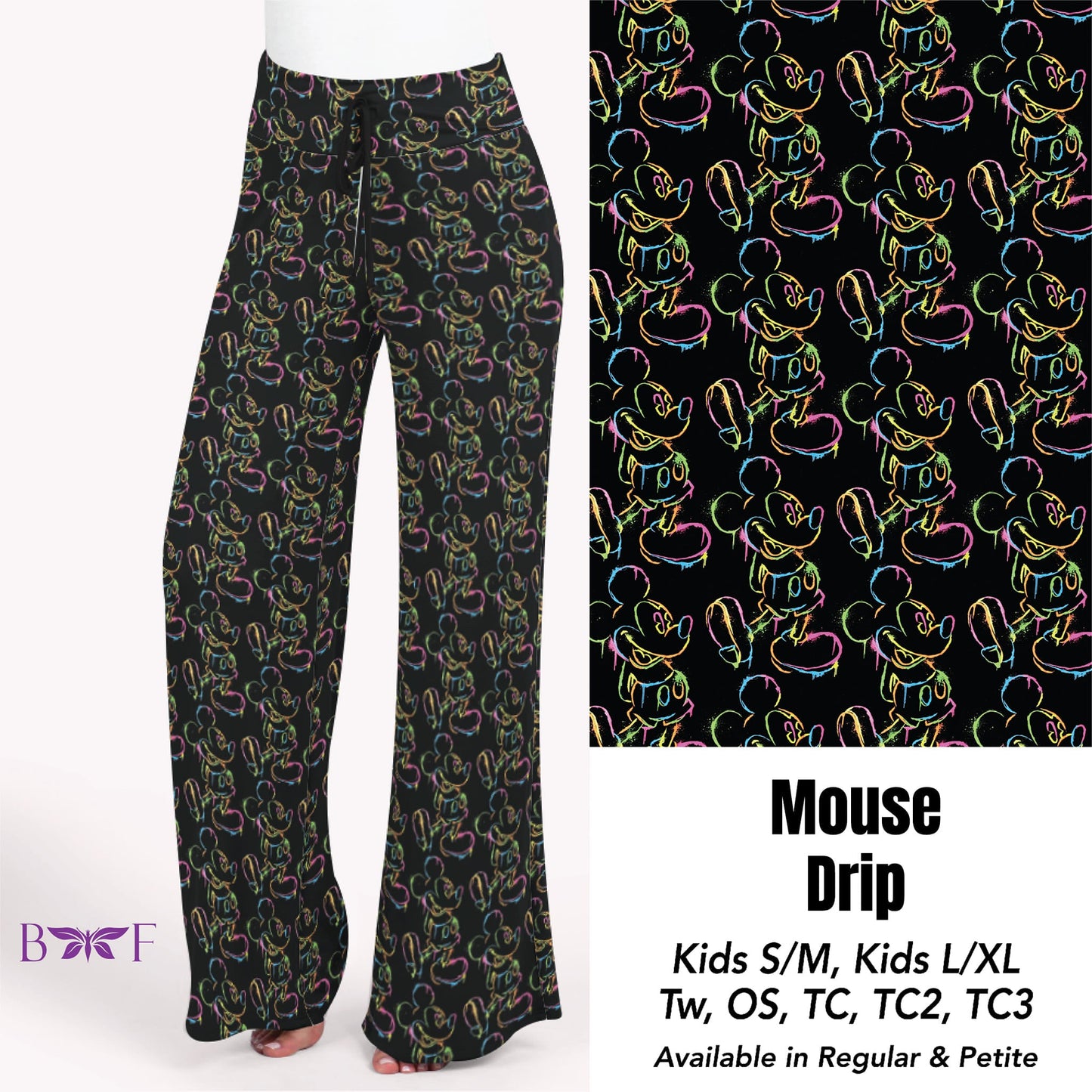 Mouse Drip biker shorts with pockets