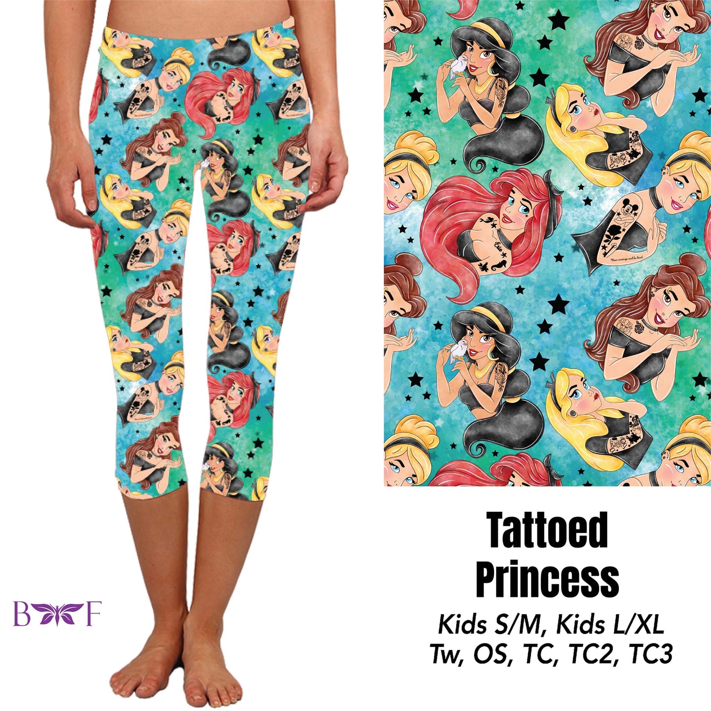 Tattooed Princess Leggings