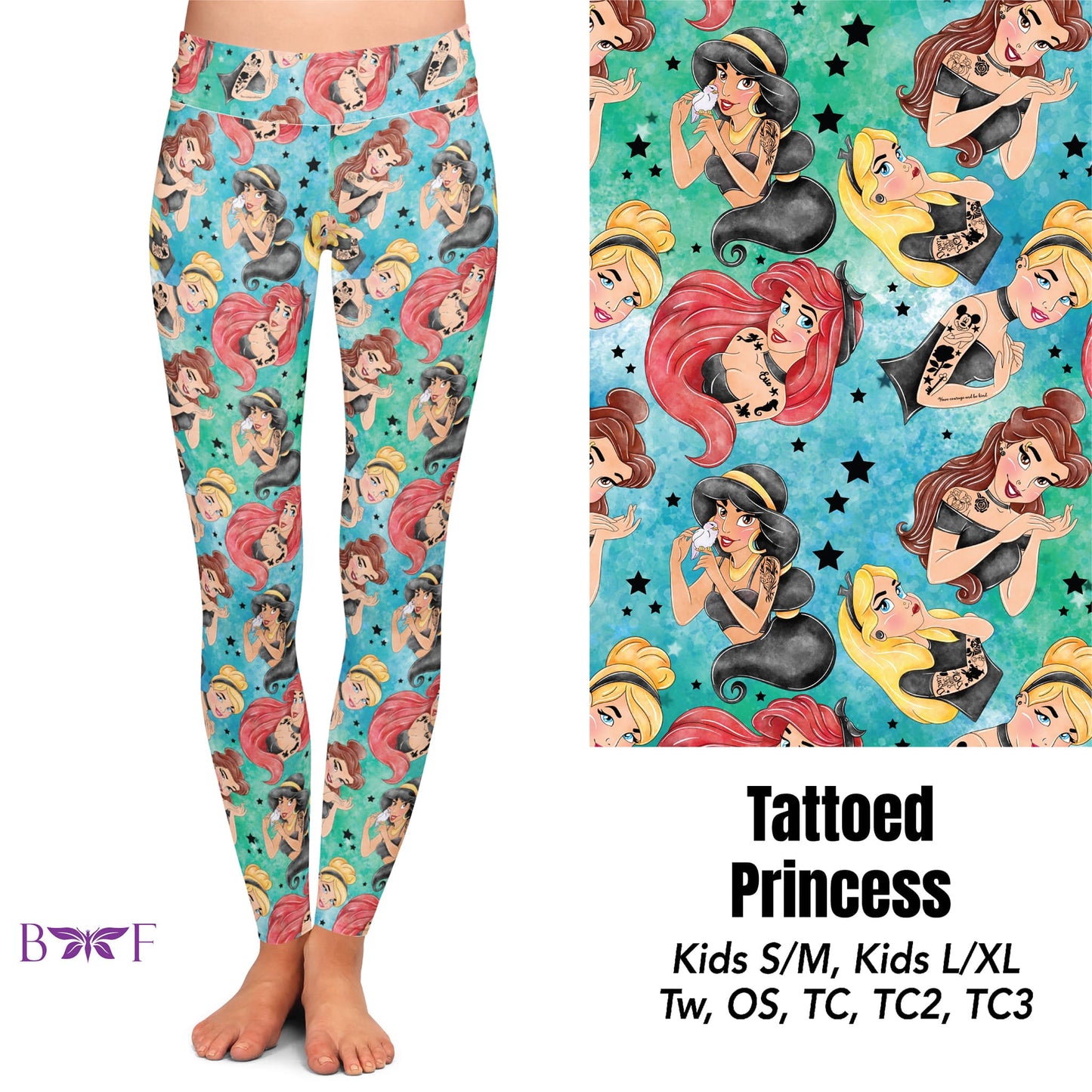Tattooed Princess Leggings