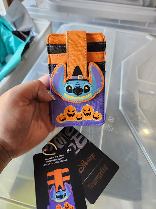 LOUNGEFLY- HALLOWEEN STITCH CARDHOLDER