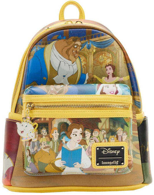 Loungefly Disney Beauty And The Beast Belle Princess Scene Mini Backpack