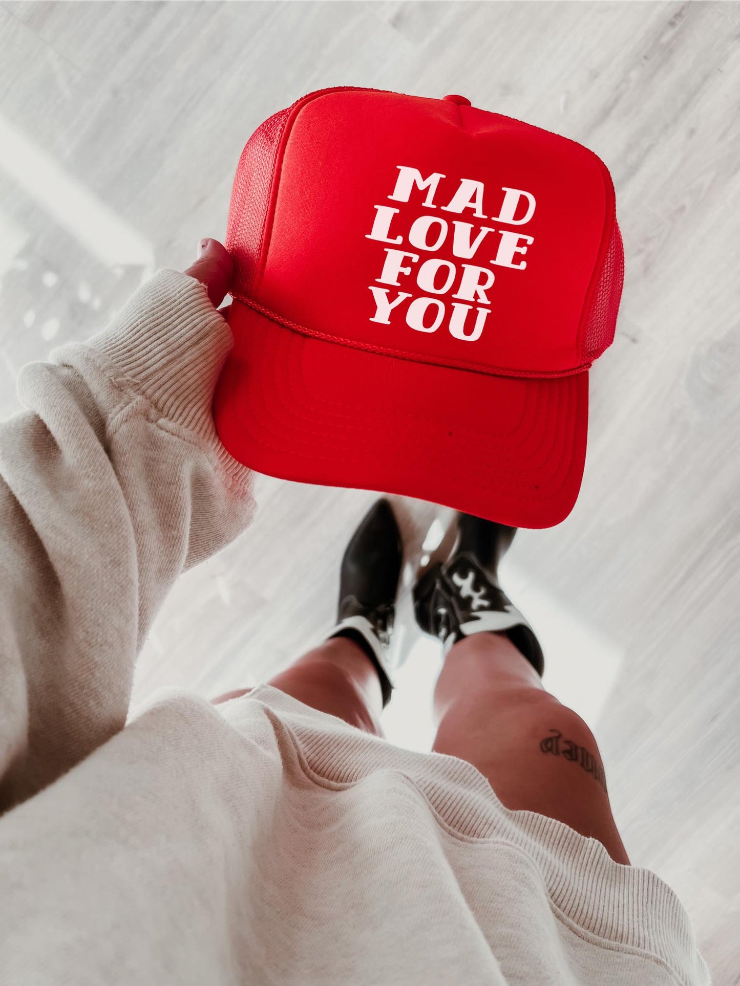 Mad Love For You Trucker Hat