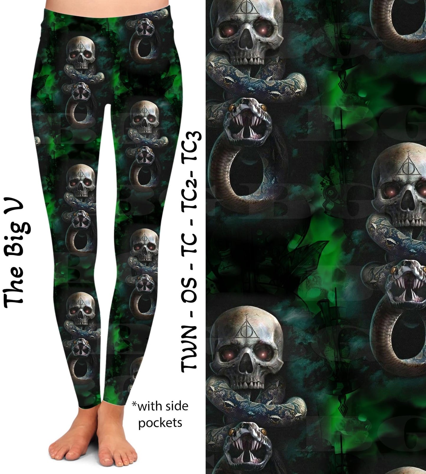 The Big V Leggings & Capris with Pockets