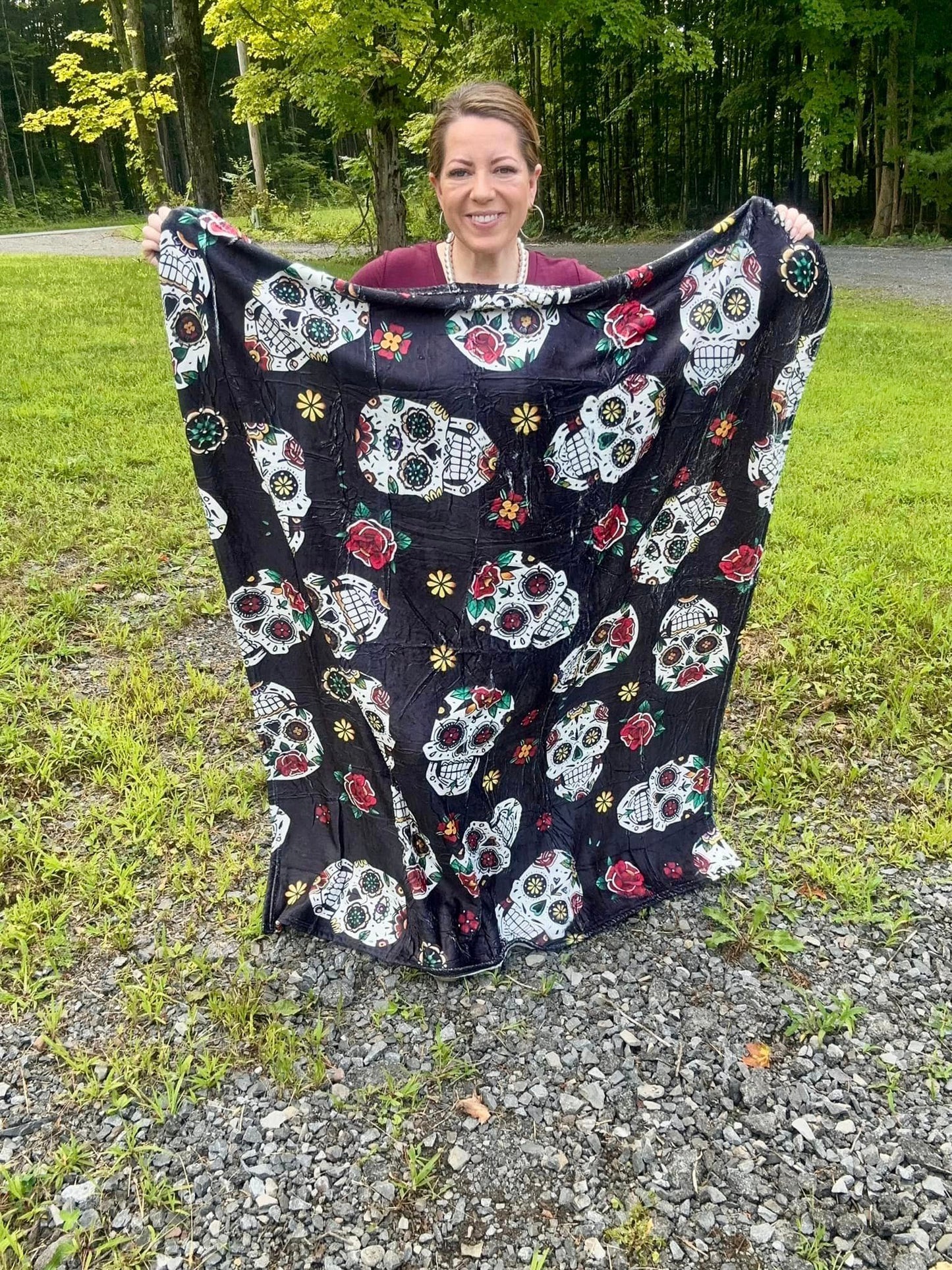 Sugar Skull Blanket