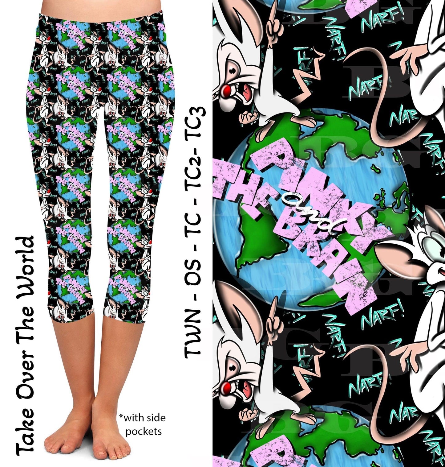 Take Over The World Legging with Pockets