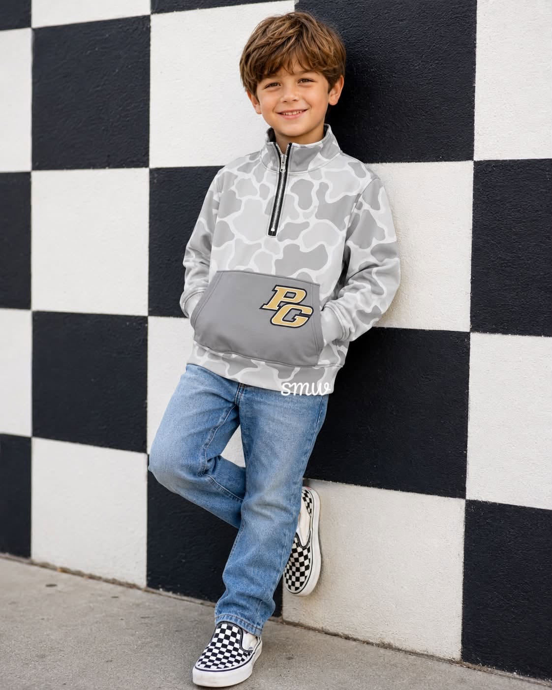 Magnolia On The Go 1/4 Zip With Kangaroo Pouch - Youth