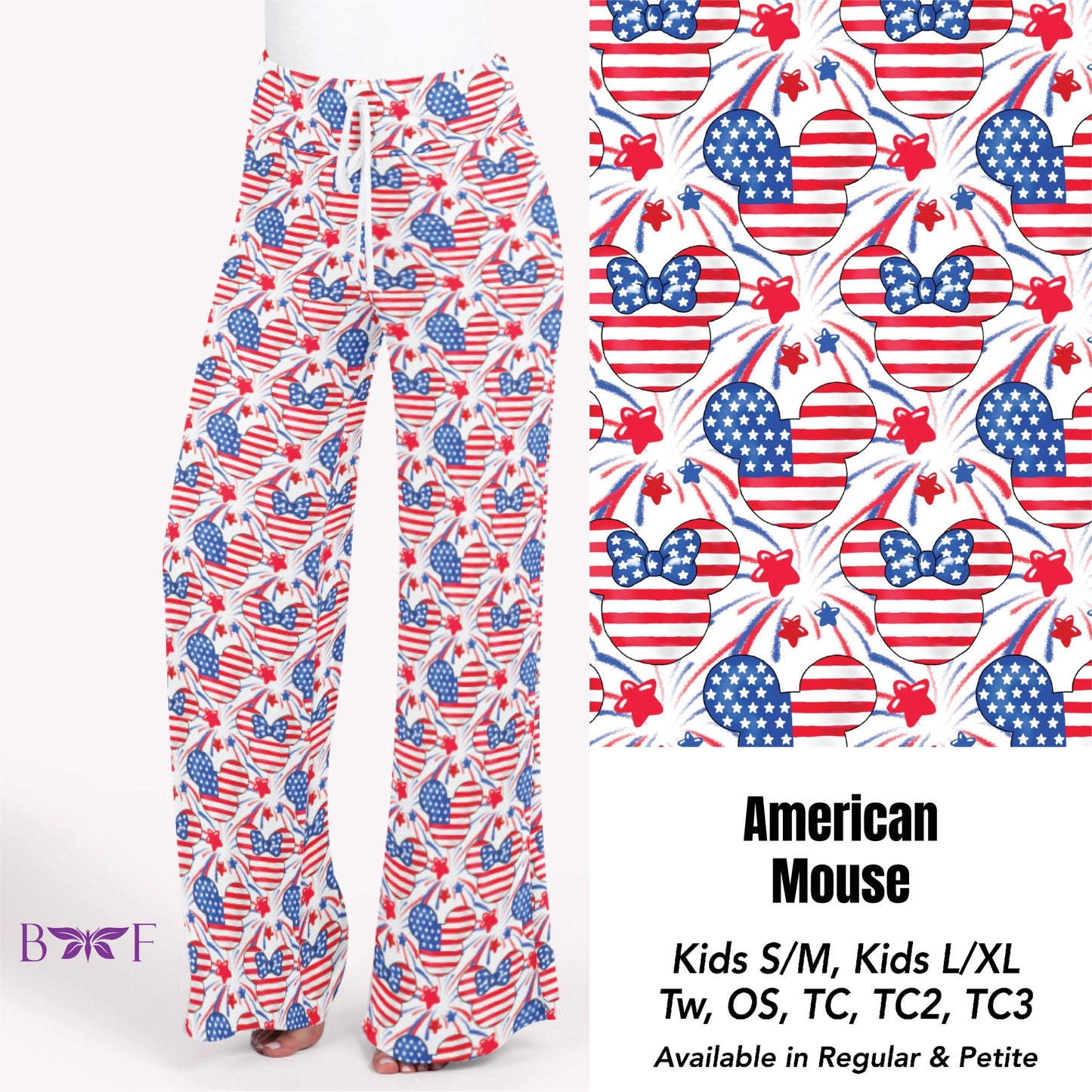 American mouse capris
