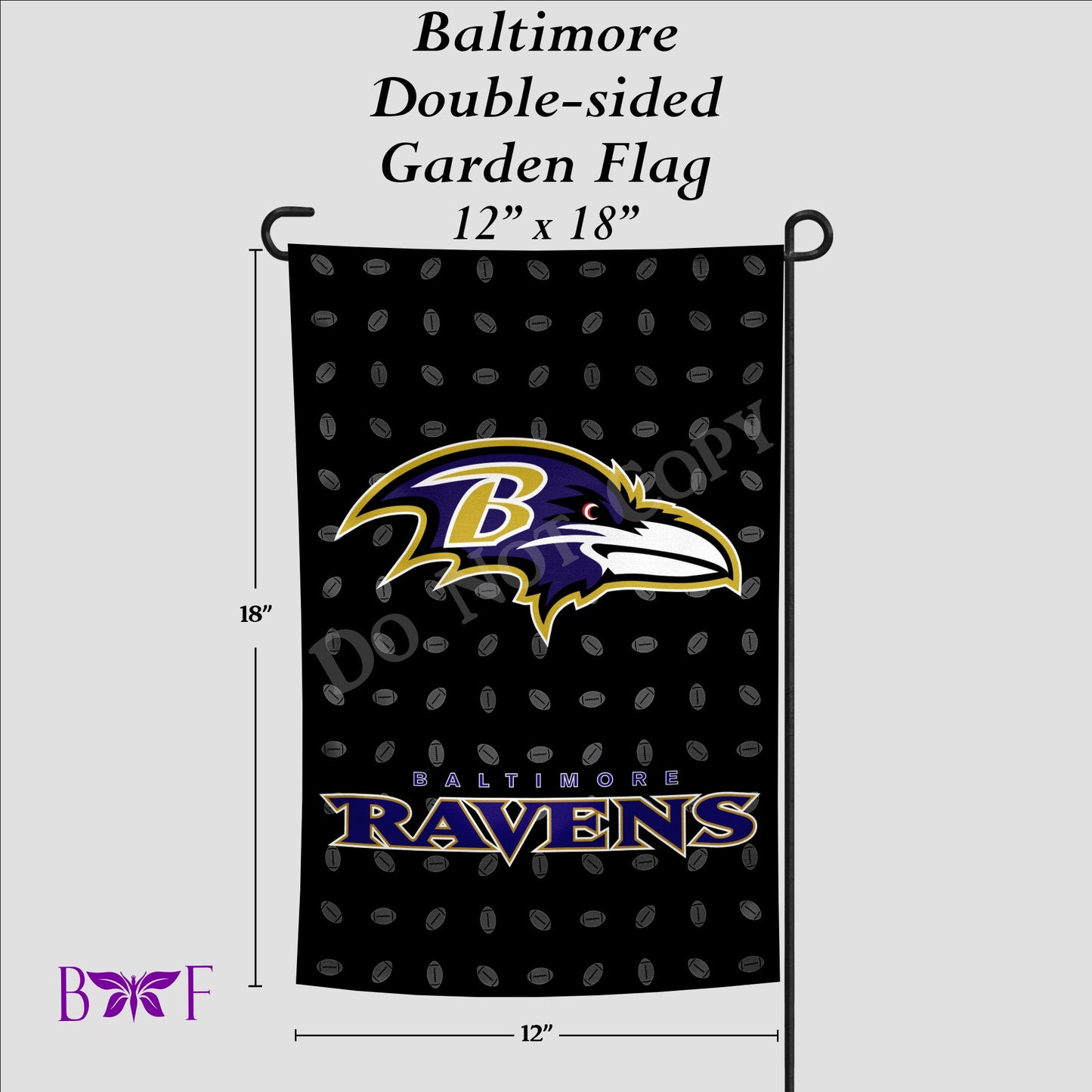 Baltimore garden flag