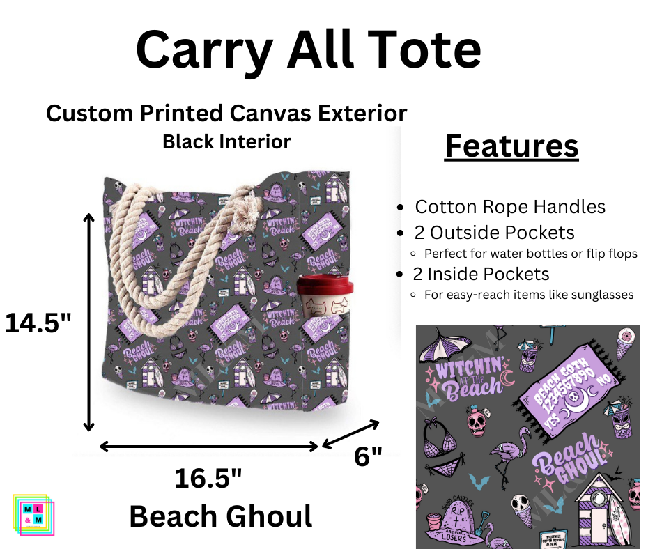 Beach Ghoul Carry All Tote