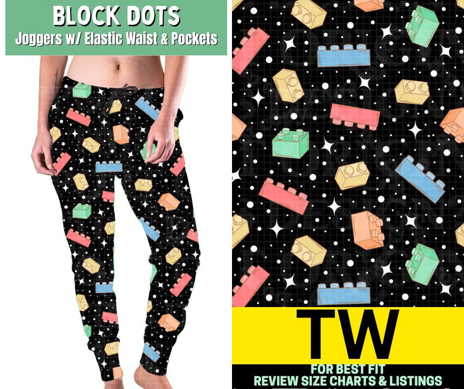 Block Dots Joggers