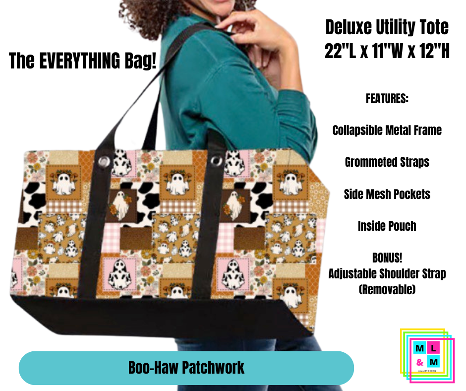 Boohaw Patchwork Collapsible Tote