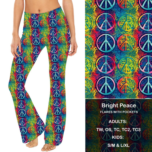 Bright Peace - Yoga Flares with Pockets