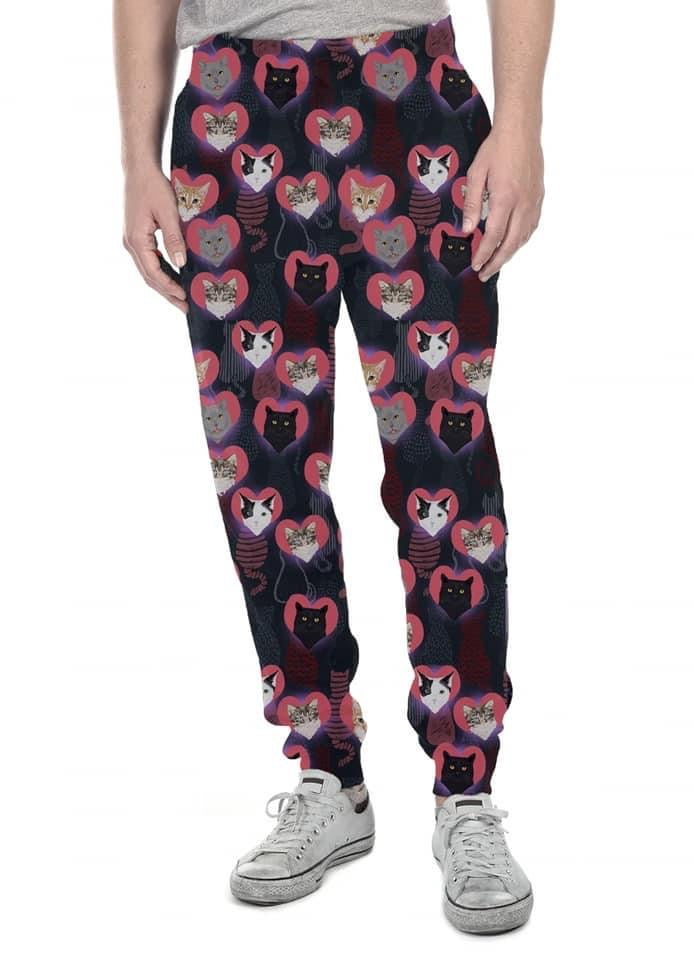 Valentine Cat leggings