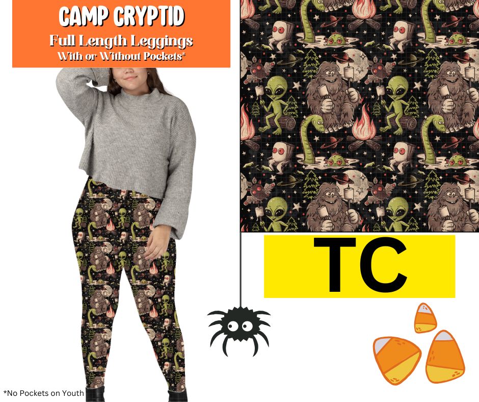 Camp Cryptid Full Length Leggings w/ Pockets