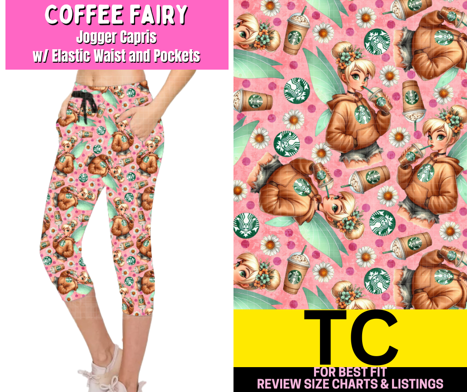 Coffee Fairy Jogger Capri