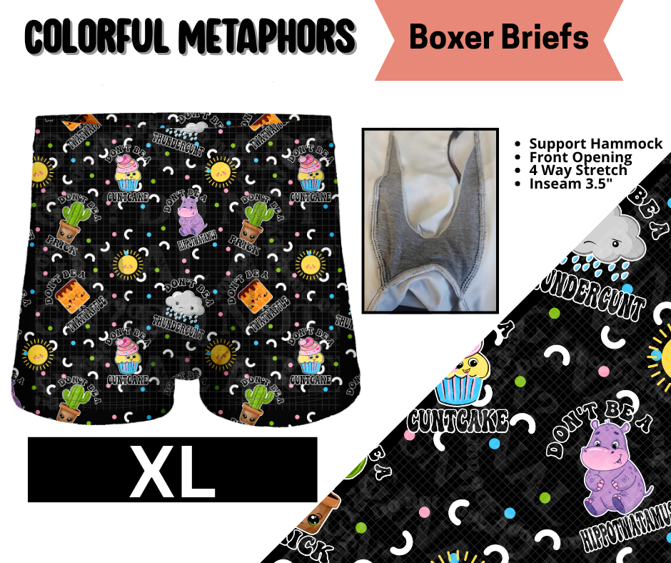 Colorful Metaphors Boxer Briefs