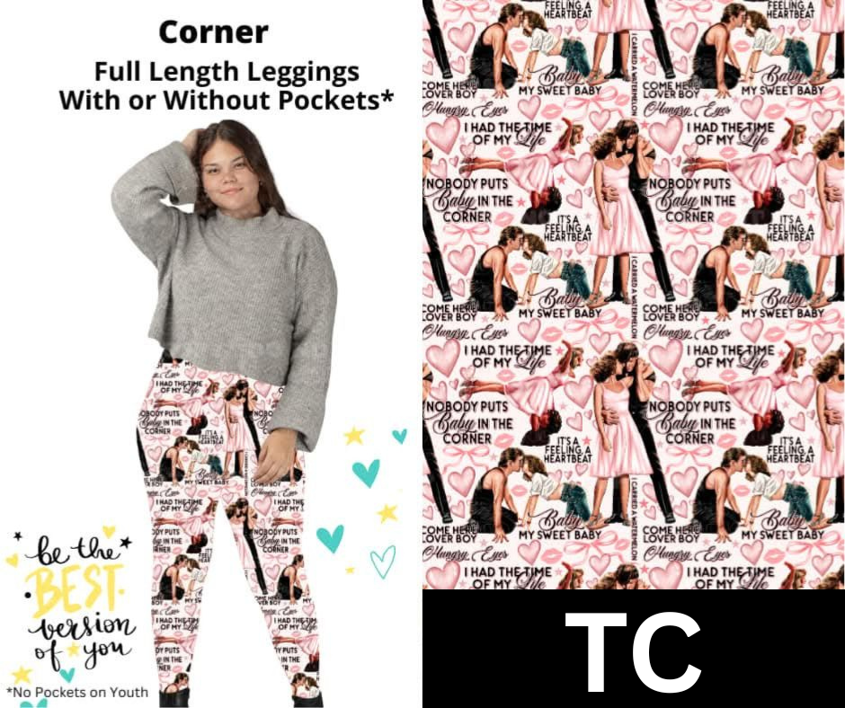 Corner Full Length Leggings w/ Pockets
