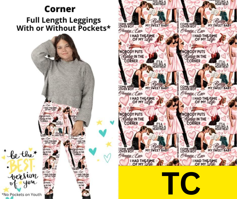 Corner Full Length Leggings w/ Pockets