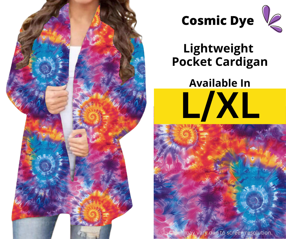 Cosmic Dye Pocket Cardigan