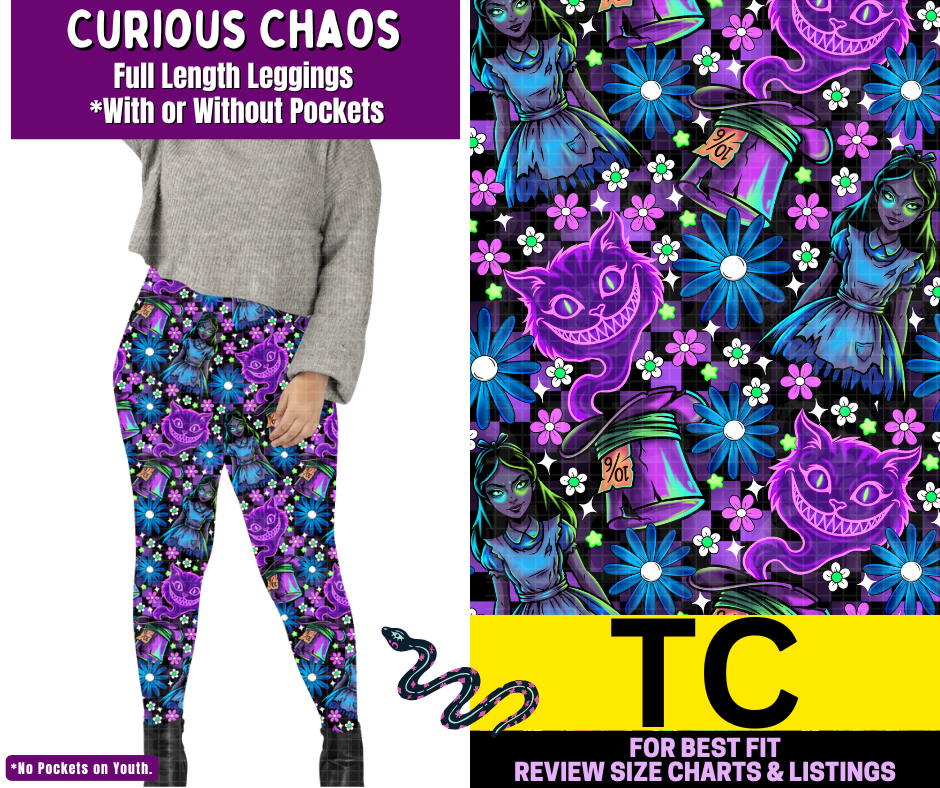 Curious Chaos Full Length Leggings w/ Pockets