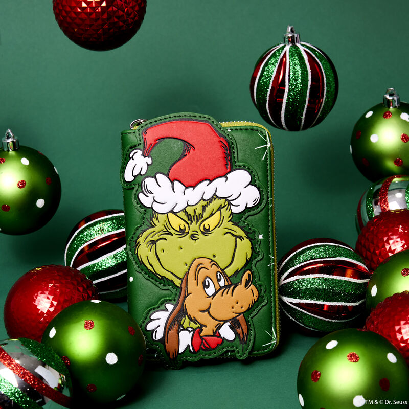 Dr. Seuss' How the Grinch Stole Christmas! Santa Cosplay Zip Around Wallet