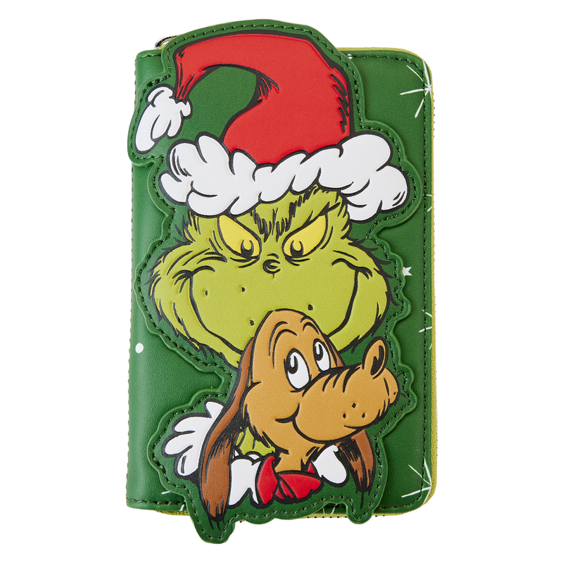 Dr. Seuss' How the Grinch Stole Christmas! Santa Cosplay Zip Around Wallet