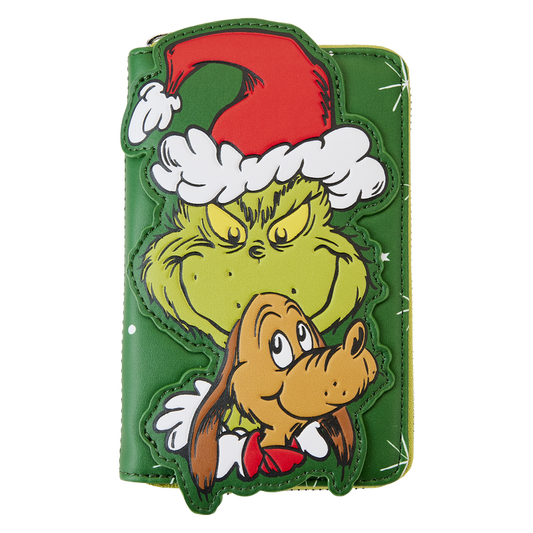 Dr. Seuss' How the Grinch Stole Christmas! Santa Cosplay Zip Around Wallet