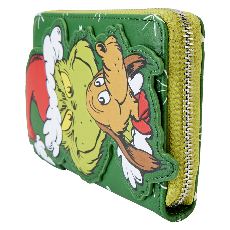 Dr. Seuss' How the Grinch Stole Christmas! Santa Cosplay Zip Around Wallet