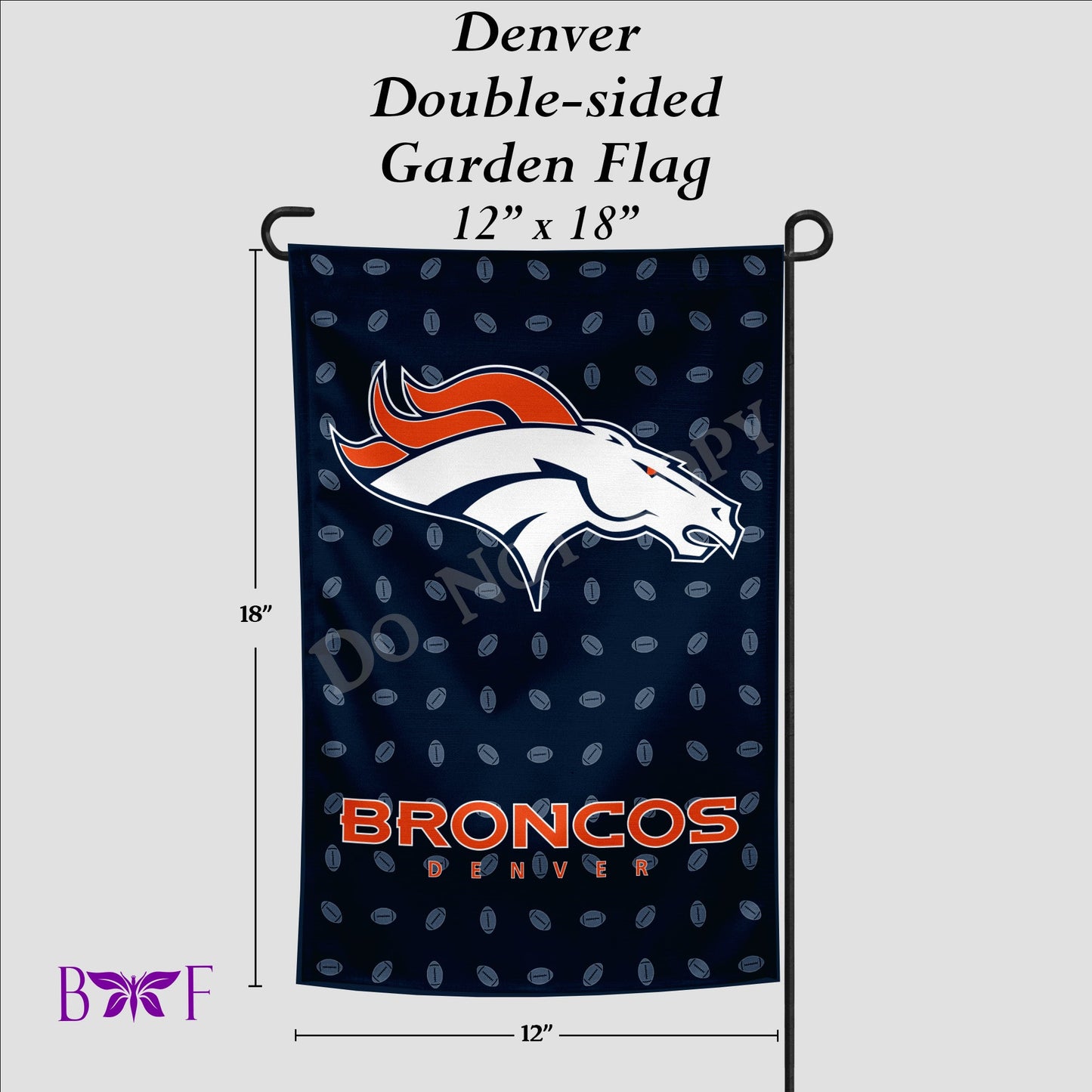 Denver garden flag