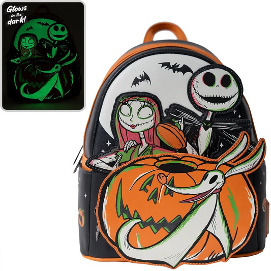 Disney 100 Nightmare Before Christmas Glow-in-the-Dark Mini Backpack