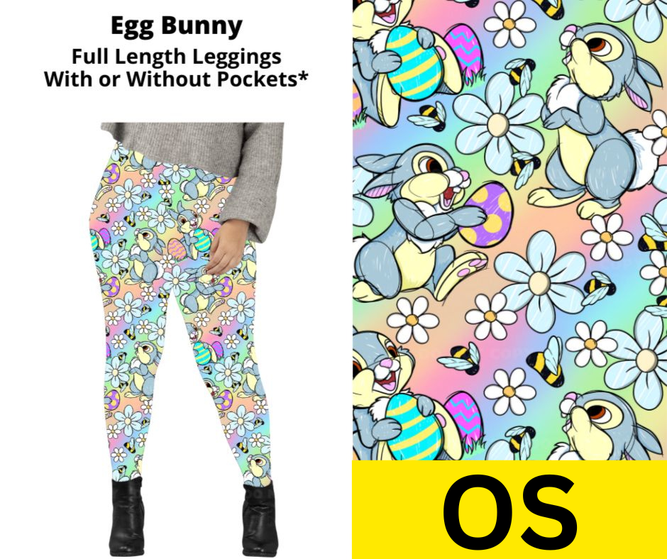Egg Bunny Full Length Leggings w/ Pockets