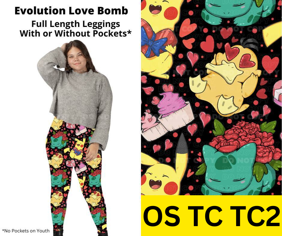 Evolution Love Bomb Full Length Leggings w/ Pockets