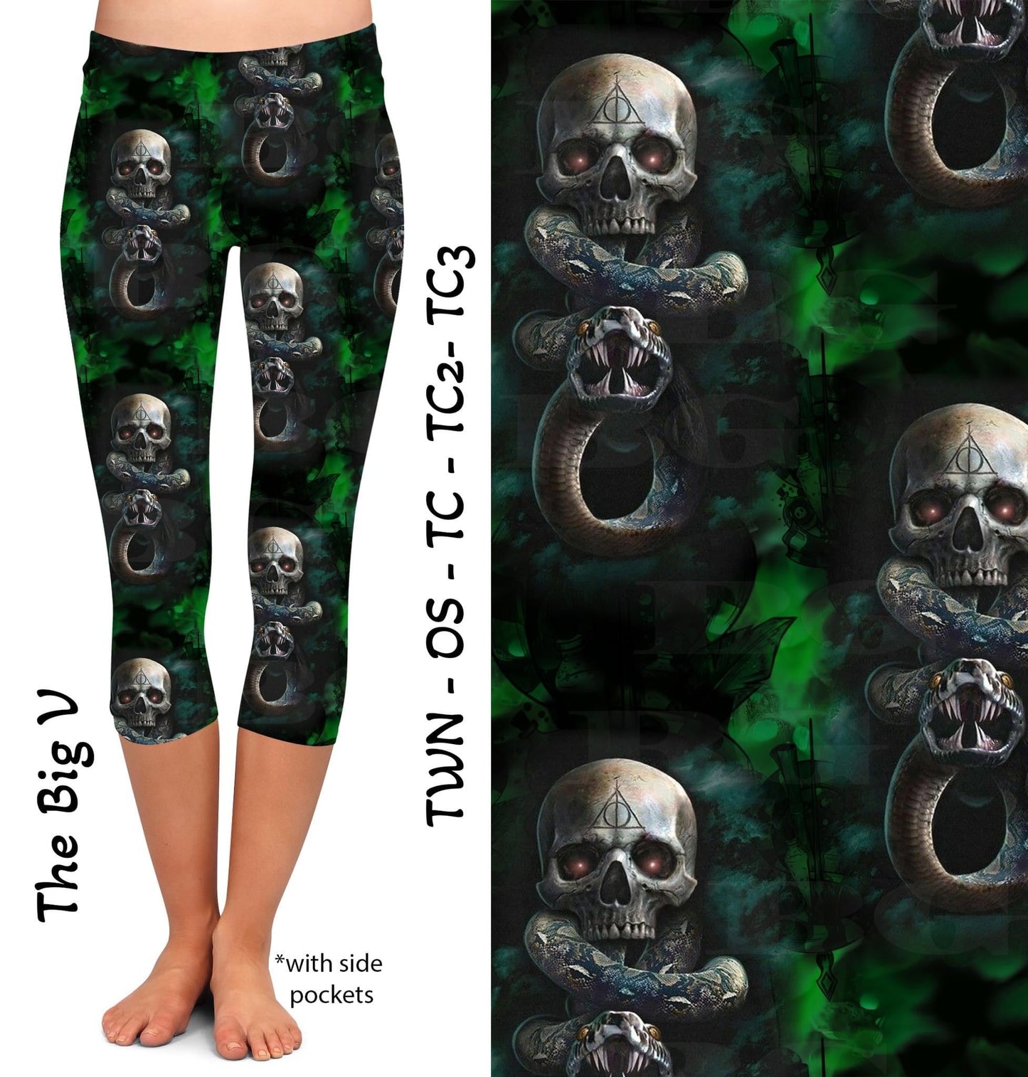The Big V Leggings & Capris with Pockets