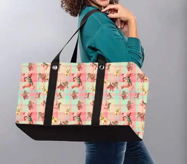 Vintage Toys Collapsible Tote